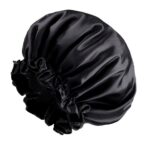 Bonnet Luxury Double-Layer Satin Bonnet for Women – Silky Soft Hair Protection Sleep Cap for Long Hair, Curly Hair & Braids