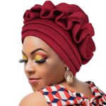 Gele Bold Style Wavy Floral Headscarf