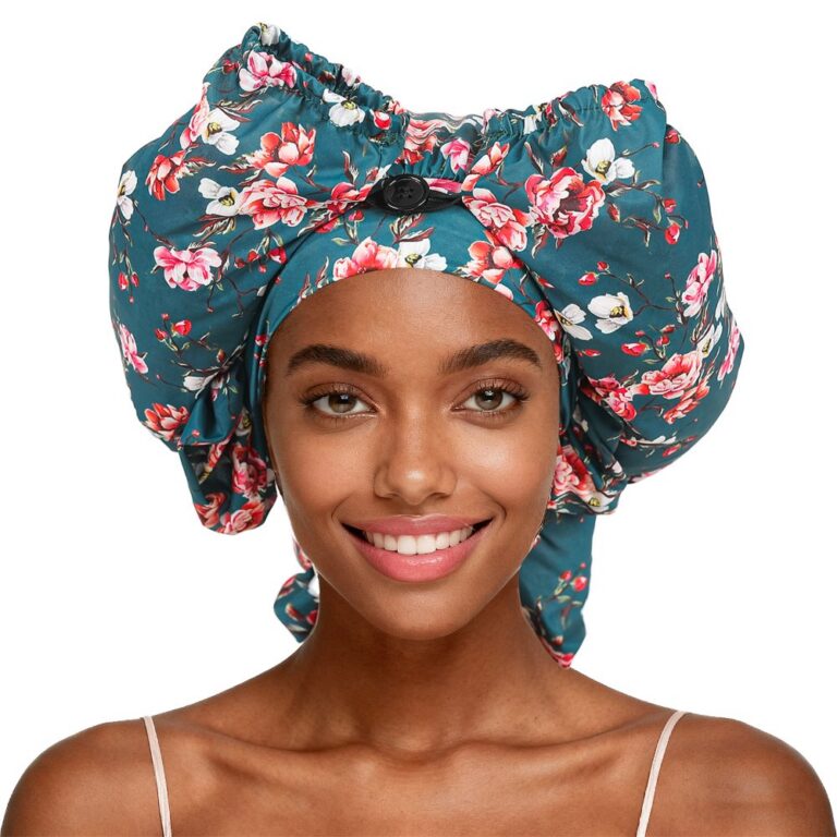New Arrives Stylish Printed Extra-Long Satin Bonnet for Women – Silky Hair Care Sleep Cap for Long Hair, Braids, Dreadlocks & Natural Hairstyles