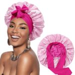 Bonnet Double-Layer Tie-Up Sleep Bonnet