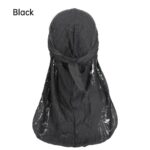 Durag Unisex Distressed Ripped Durag Skull Cap, Fashion Headwrap for Sports & Outdoor Activities
