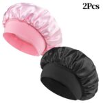 Bonnet Women Solid Color Silky Satin Bonnet, Soft Comfortable Hair‑Protecting Sleep Cap