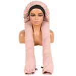 Bonnet Women's Extra Long Satin Sleep Bonnet for Dreadlocks & Braids - Silky Hair Protection Night Cap