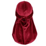 Durag Fleece‑Lined Durag Headwrap | Unisex Casual Outdoor Skull Head Cover