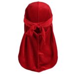 Durag Fleece‑Lined Durag Headwrap | Unisex Casual Outdoor Skull Head Cover