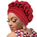 Gele Bold Style Wavy Floral Headscarf