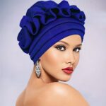 Gele African Gele Headwrap for Women | Bold Dramatic Design for Wedding Ceremony & Party Occasions