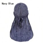 Durag Unisex Distressed Ripped Durag Skull Cap, Fashion Headwrap for Sports & Outdoor Activities