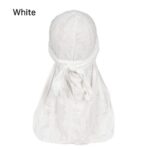 Durag Unisex Distressed Ripped Durag Skull Cap, Fashion Headwrap for Sports & Outdoor Activities