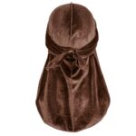 Durag Fleece‑Lined Durag Headwrap | Unisex Casual Outdoor Skull Head Cover