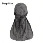 Durag Unisex Distressed Ripped Durag Skull Cap, Fashion Headwrap for Sports & Outdoor Activities