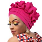 Gele Bold Style Wavy Floral Headscarf